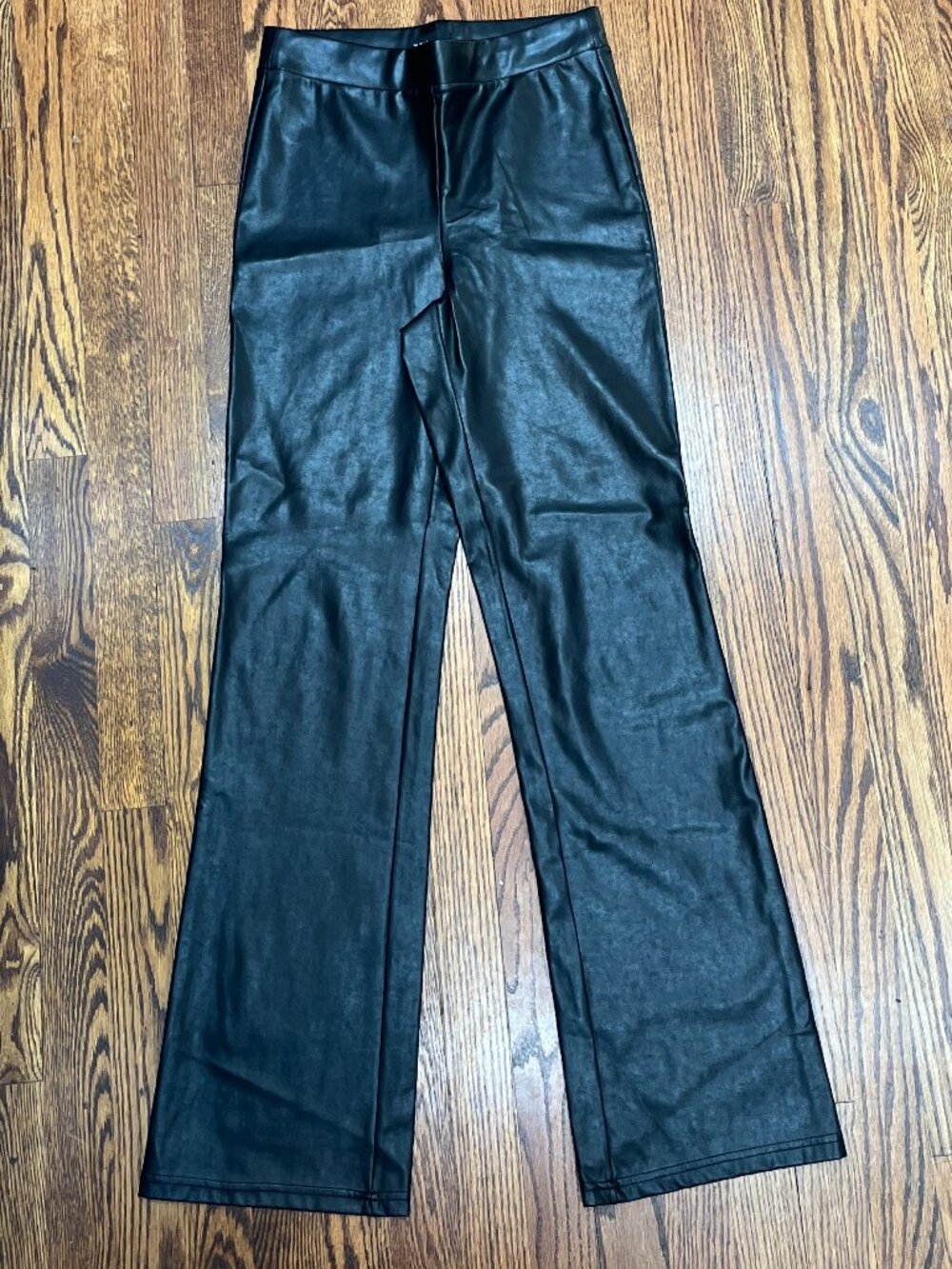 Aritzia Ten By Babaton Womens Faux Leather Pants Size M Black Stretchy